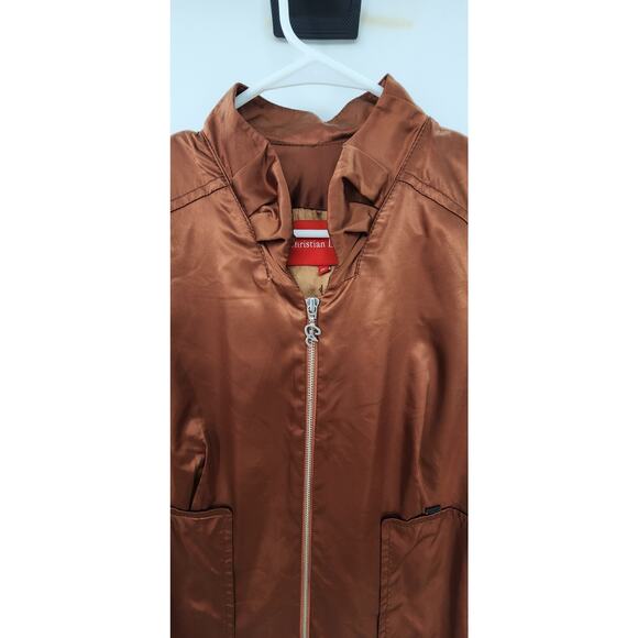 Christian Lacroix Gold Bronze Long Coat Size 38 US Size 6 - Picture 5 of 13